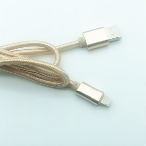 KPS-1005CB 8PIN 2M Cavo dati USB rapido intrecciato in nylon di alta qualità 2A per Iphone
